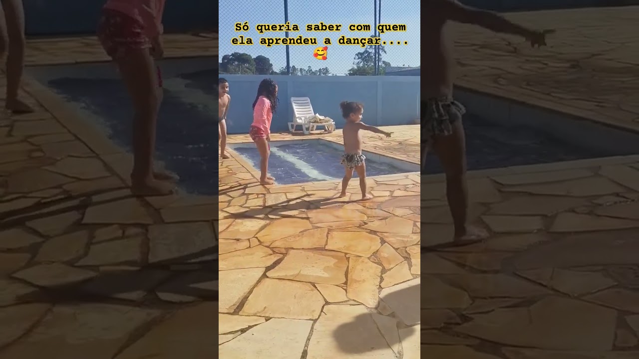 minha pequena coreógrafa...