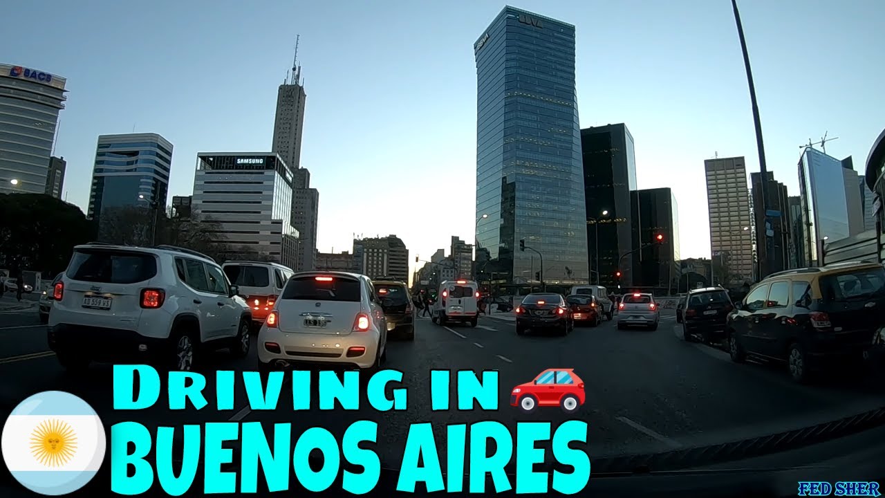 Driving in Buenos Aires | from Puerto Madero to Retiro