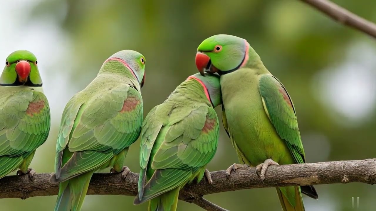 Baby Ringneck Parrot Sounds Compilation