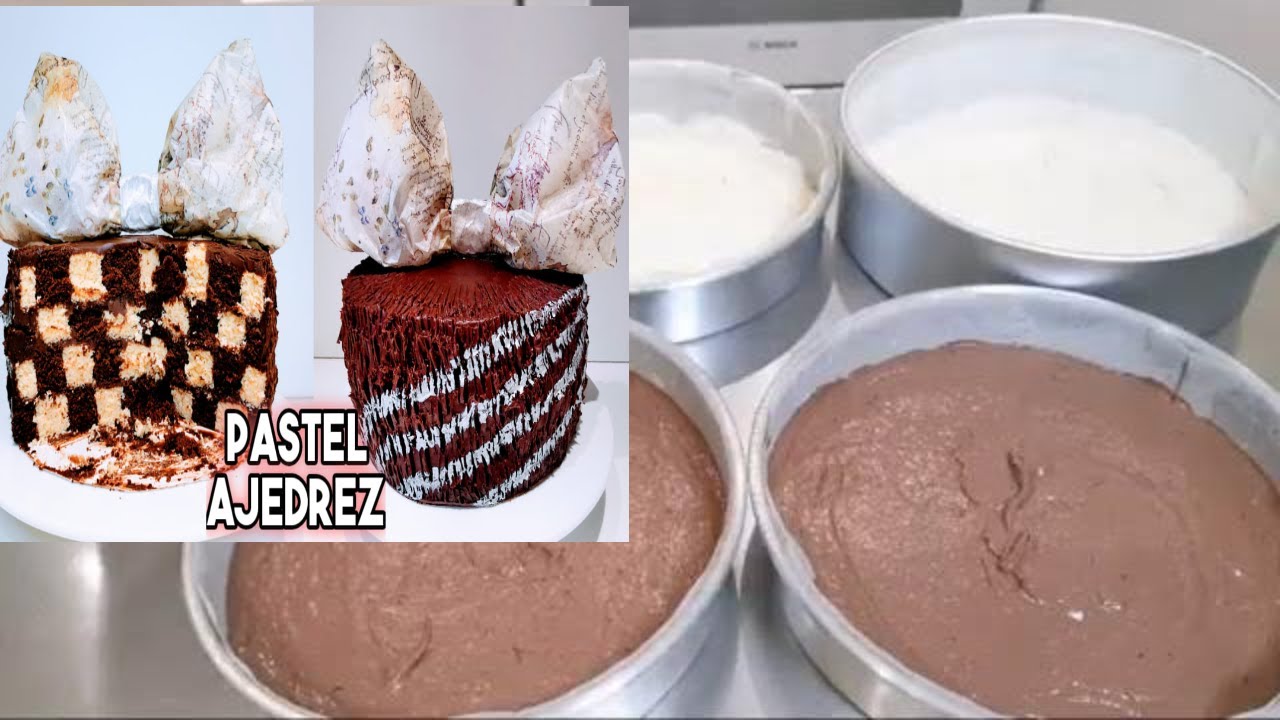 PASTEL AJEDREZ - RECETA Y PREPARACION