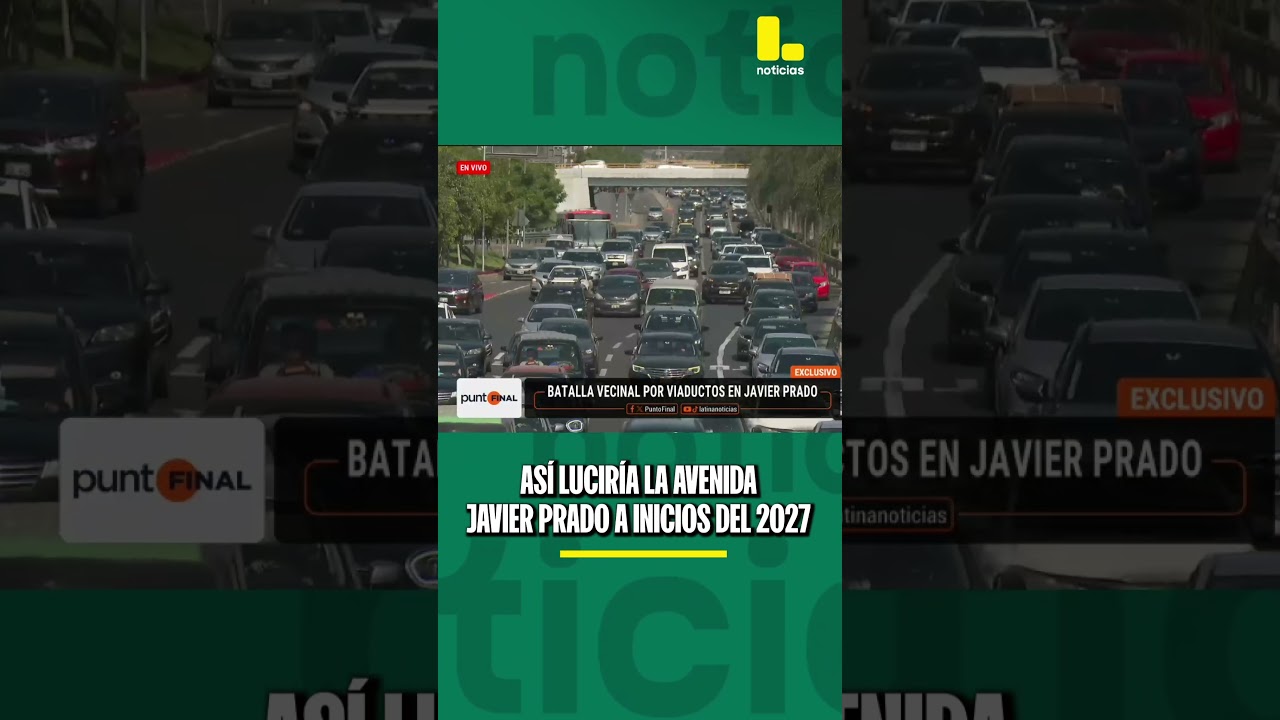 As&iacute; lucir&iacute;a la Javier Prado con la construcci&oacute;n de tres viaductos