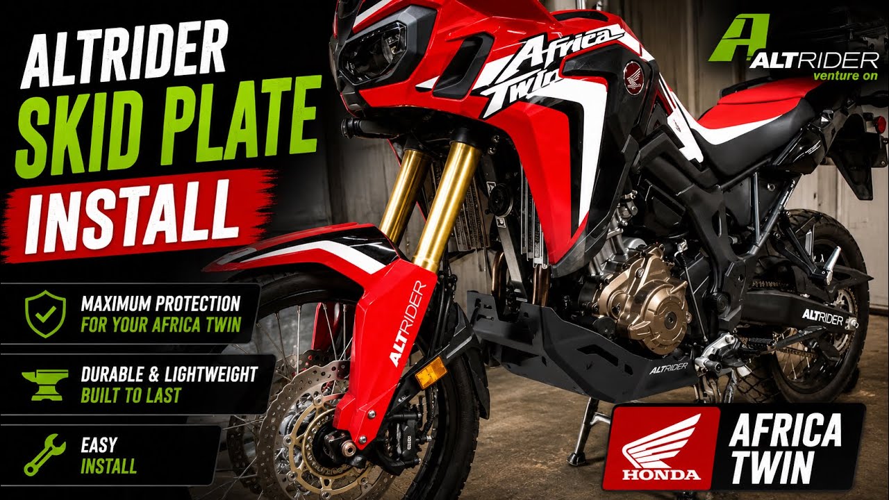 Honda Africa Twin AltRider Skid Plate Install CRF1000L