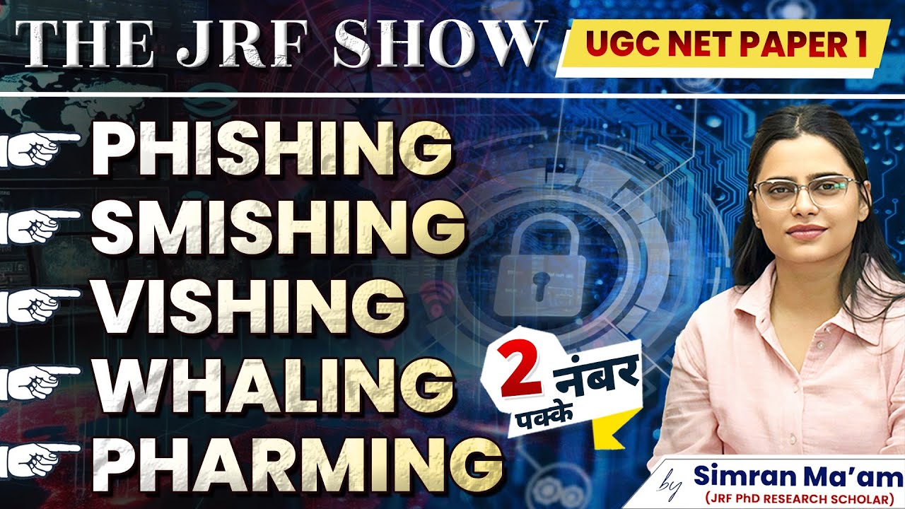 UGC NET Paper 1 ICT | Denial of Service & All Cyber Attacks | The JRF Show | By Simran Ma'am