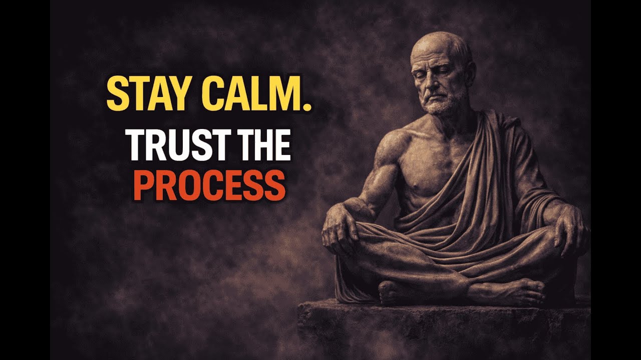 STAY CALM. TRUST THE PROCESS | Stoic Wisdom