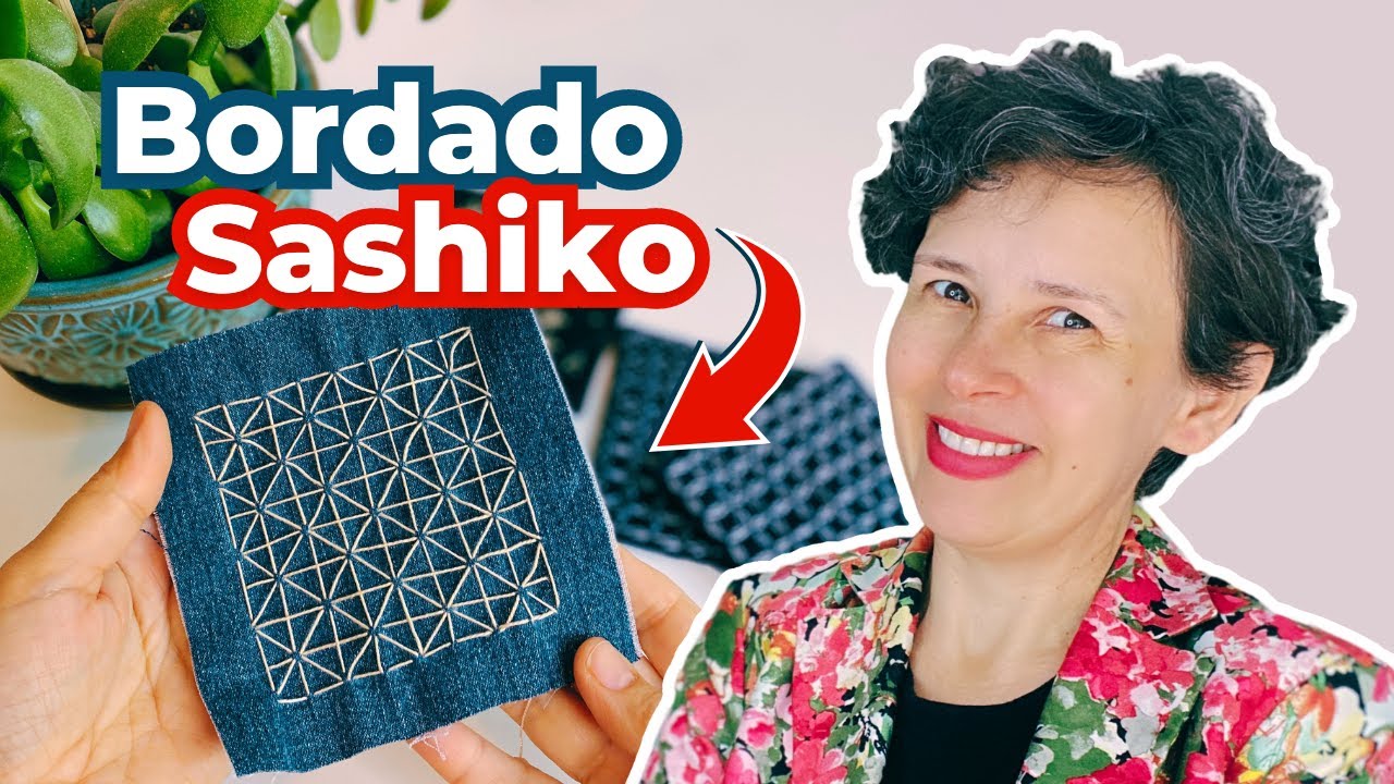 DIY Sashiko: Como Fazer o Risco e Tutorial de Ponto Básico de Bordado Japonês
