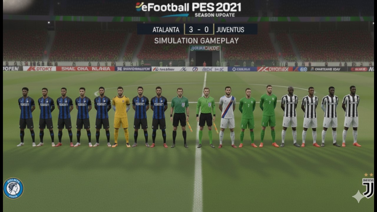 🔴IN DIRETTA: Atalanta vs Juventus – Partita completa di PES 2021 in diretta streaming ⚽🔥 |