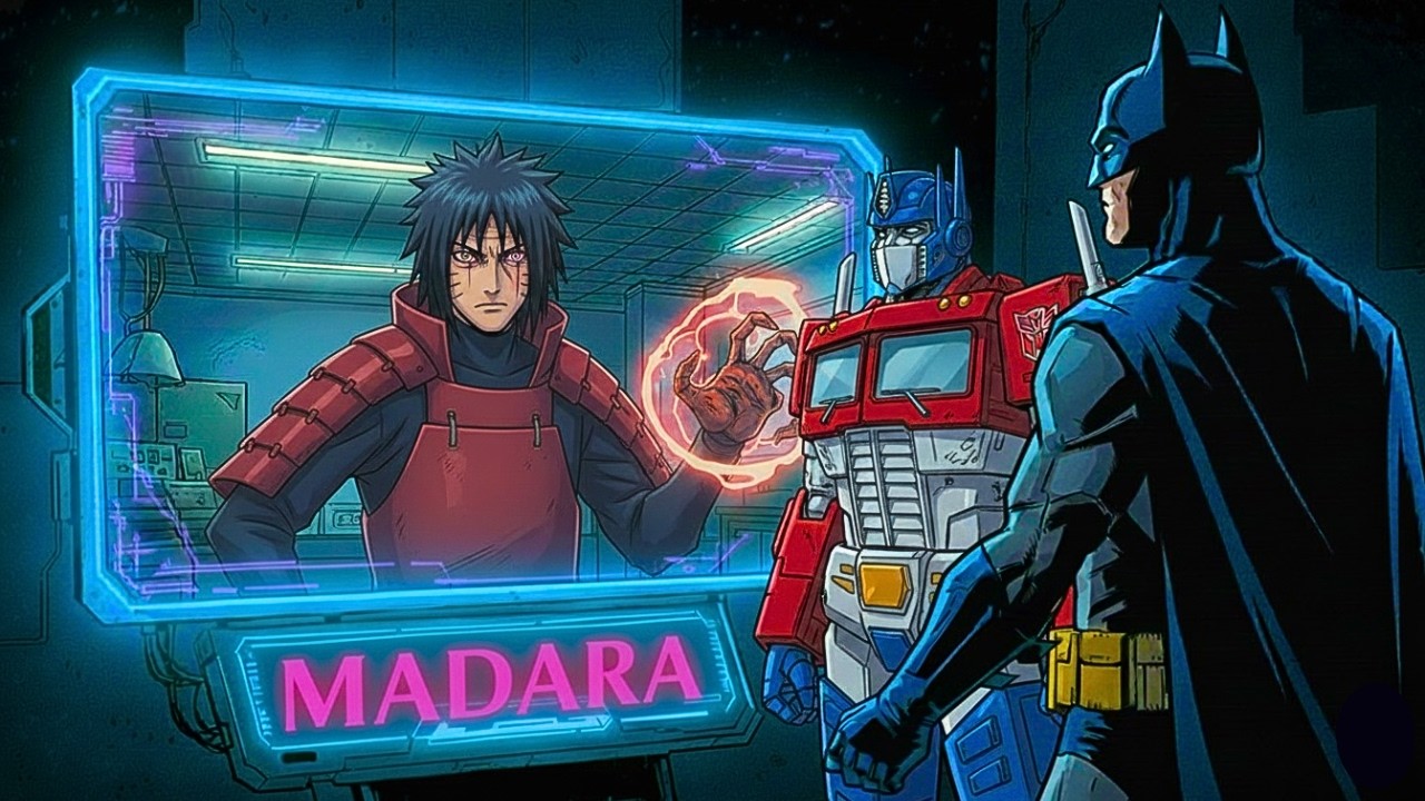 Batman and Optimus Prime Discuss 'CONTINGENCY PLAN for MADARA UCHIHA'