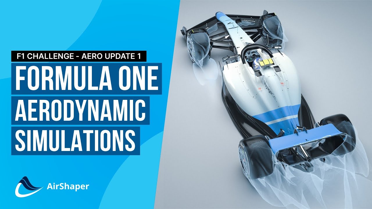 Улучшение аэродинамики F1 с помощью моделирования AirShaper CFD — задача Voyager-AirShaper F1