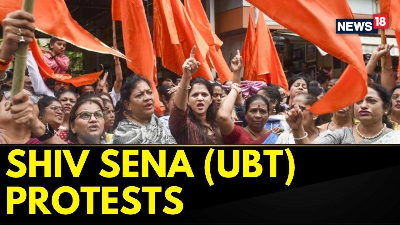 Maharashtra News | Shiv Sena (UBT) Protests At Churchgate Against Lathi Charge On Warkari Devotees