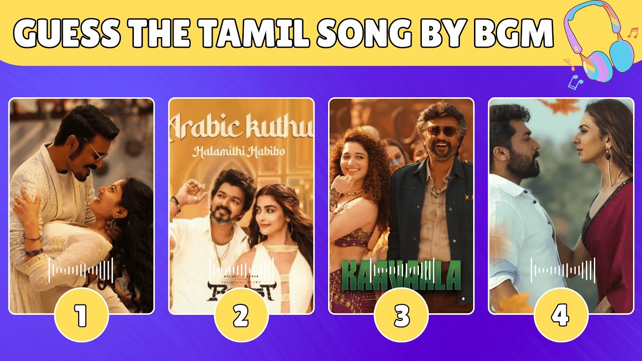 Guess the Tamil Song by Its BGM | Tamil Song Quiz | Guess the BGM Challenge | Tamil Music Challenge