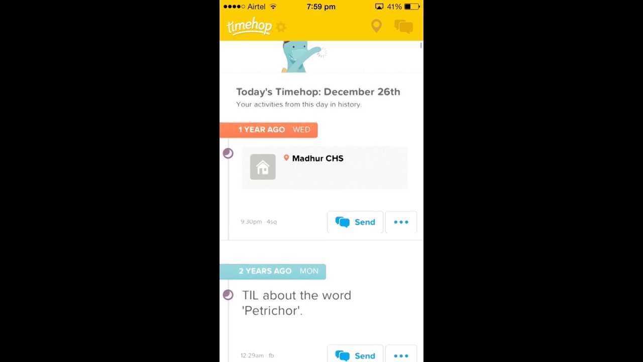 App UI Animations — Timehop for iPhone