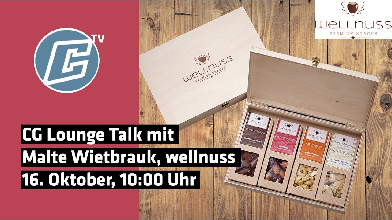 CG Lounge Talk | wellnuss Premium Snacks
