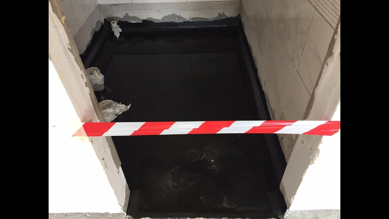 waterproofing works for wet areas  episode 02 - خطوات عزل أرضيات الحمامات والمطابخ