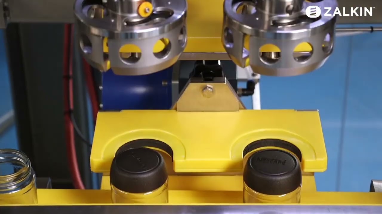 2 head linear screw-on capper for coffee industry