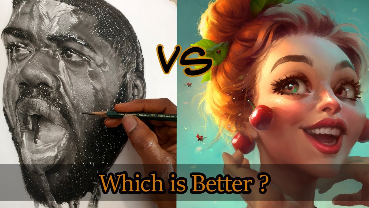 Traditional Art vs Digital Art