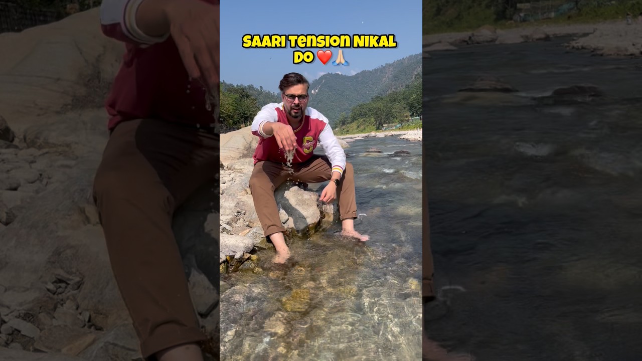 Pehli Baar Dekha Rishikesh Mai 😳 #shorts