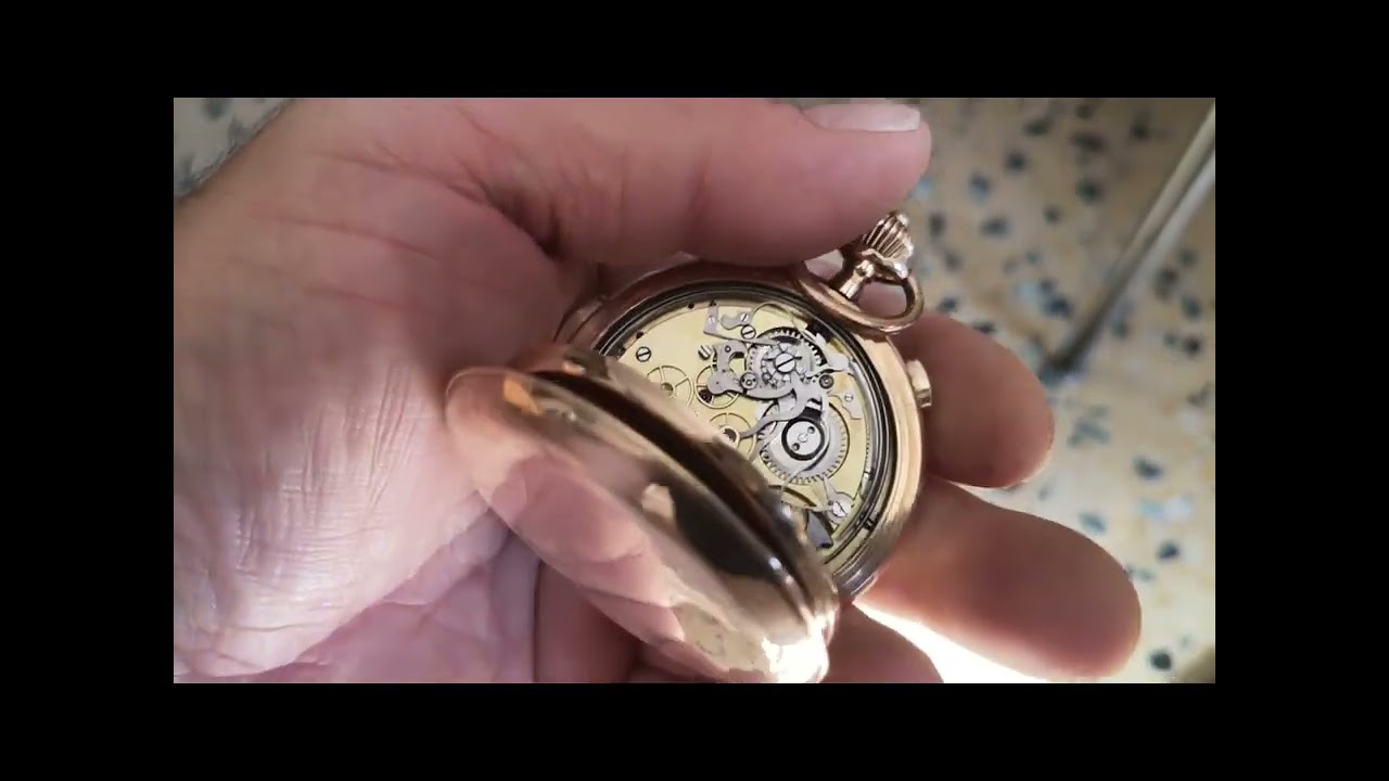 Restauro orologio con ripetizione e cronografo - www.dmorologeria.com