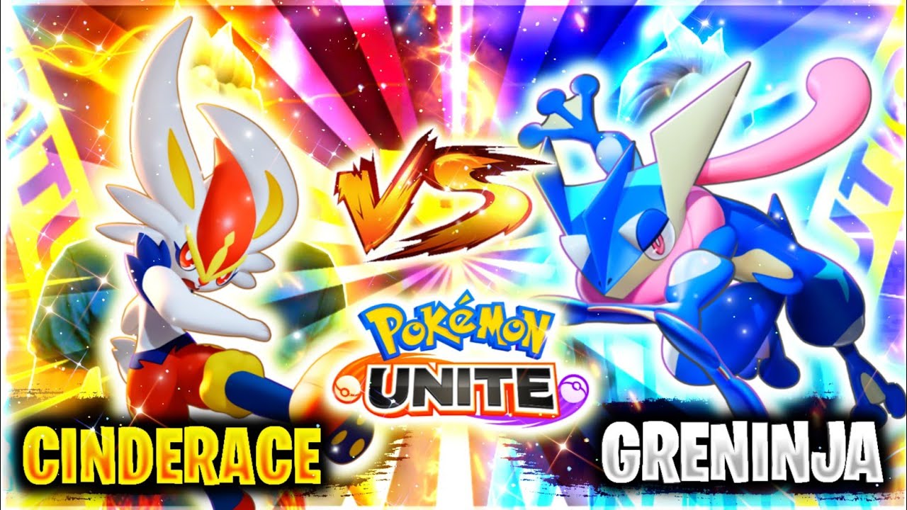 Greninja Vs Cinderace In Pokemon Unite 🔥|Which is Better ?|Pokemon Unite Hindi Gameplay