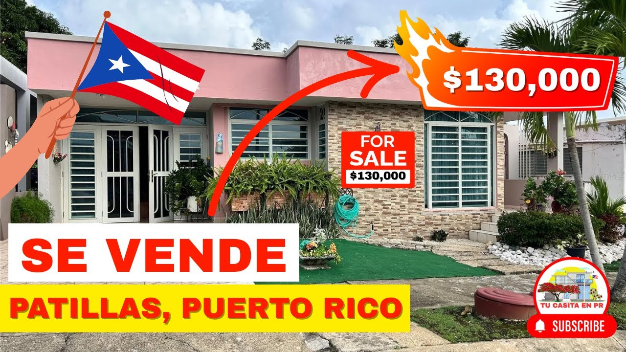 Casa Barata a La Venta en Puerto Rico $130,000 Cerca de Todo con 4H y 2B Esta es Tu Oportunidad