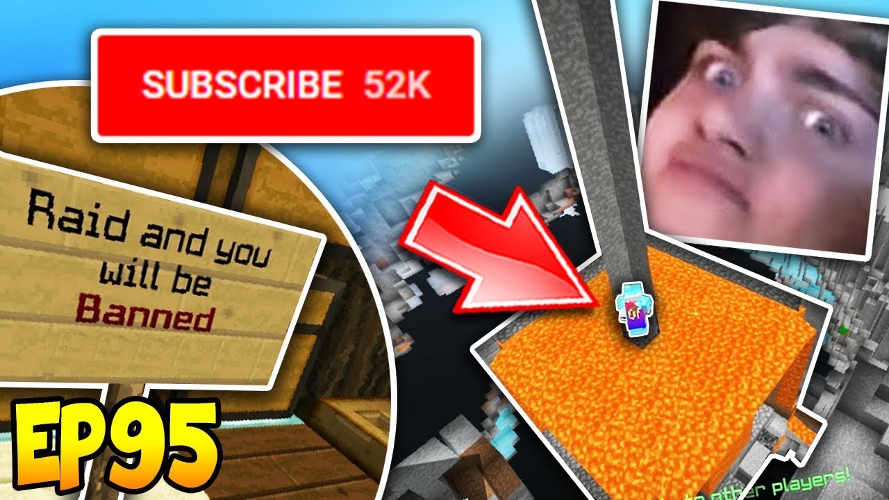 GIRL XRAYS YOUTUBER'S BASE! - Minecraft Hacker Trolling EP95