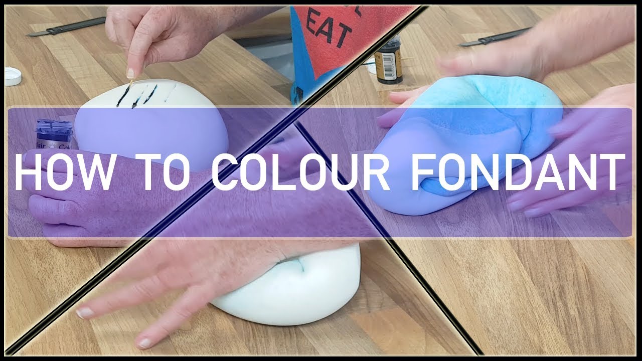 How to Colour Fondant Icing Using Food Colour Paste for Cakes - Cake Decorating Foundations