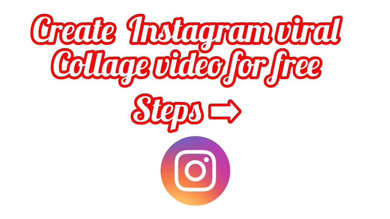 How to create Instagram new feature viral collage video |easy steps for creating viral video fr free