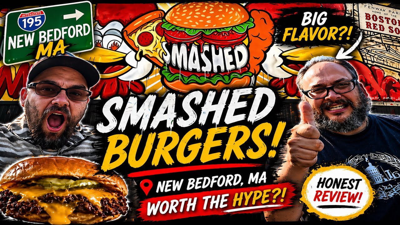 Delicious Discoveries: Trying the Best Smashed Burgers in New Bedford, MA!