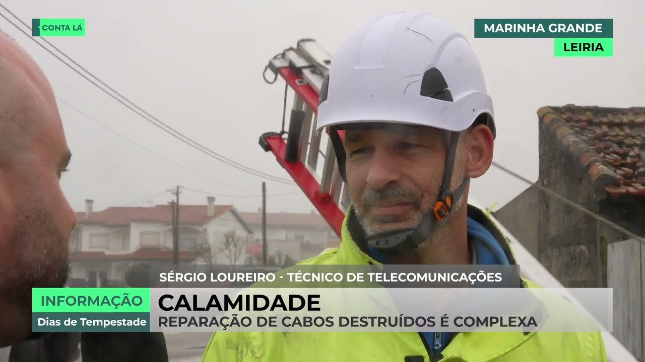 Marinha Grande continua com zonas sem telefone, internet ou eletricidade