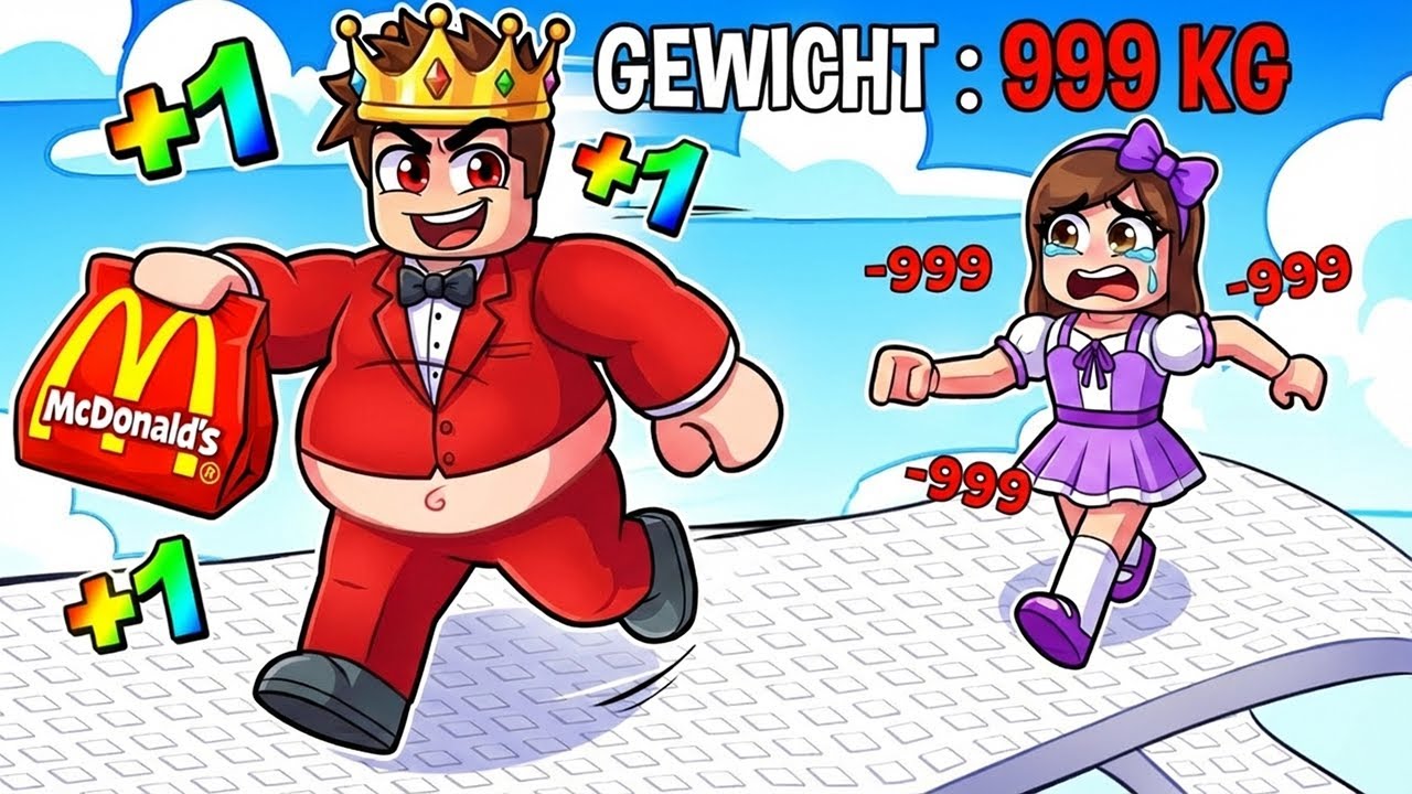 1 KG pro Stufe, um der GRÖSSTE in Roblox zu werden!
