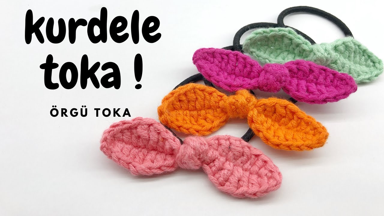 Örgü Kurdele Toka Yapımı - SADECE 5 DAKİKADA YAP !