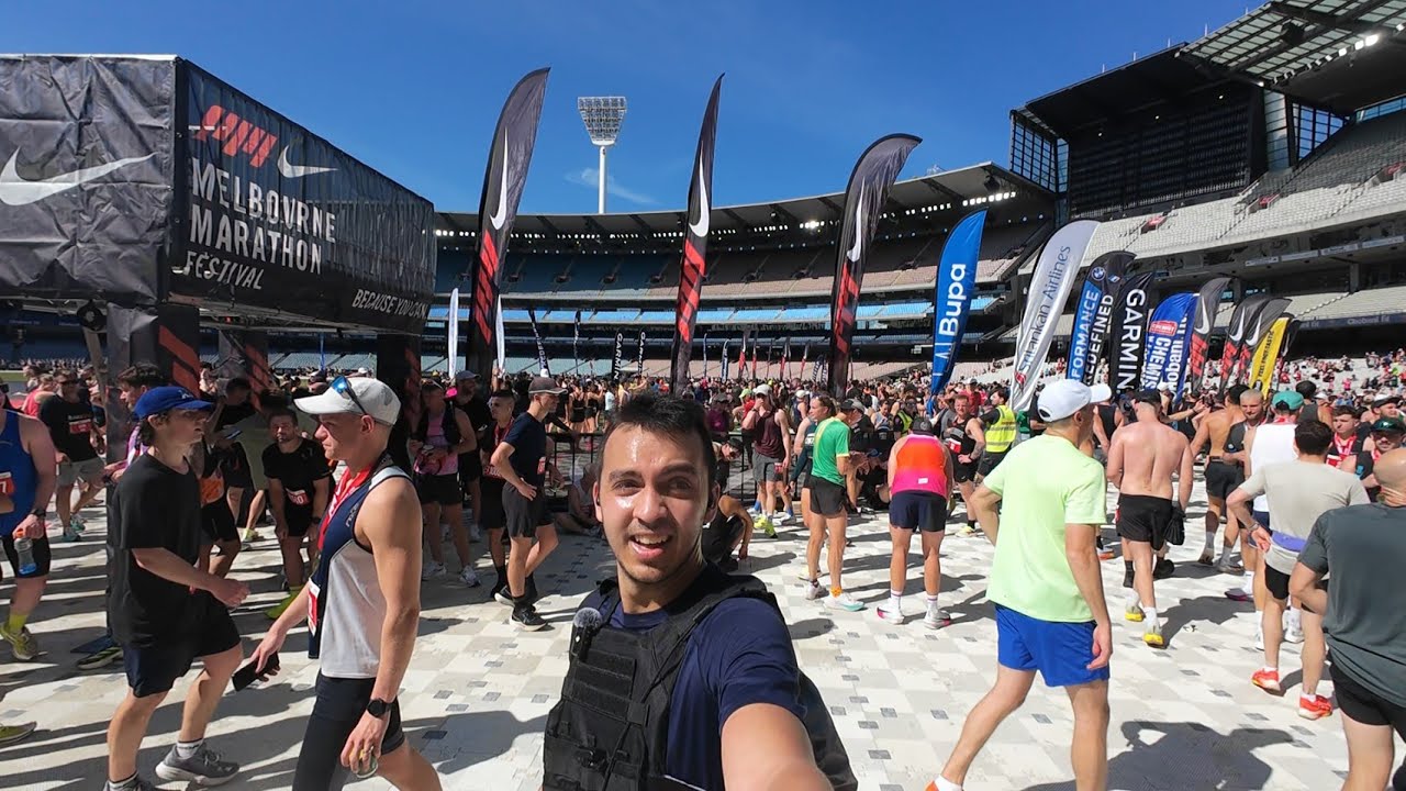 I Livestreamed Running Melbourne Marathon for Charity