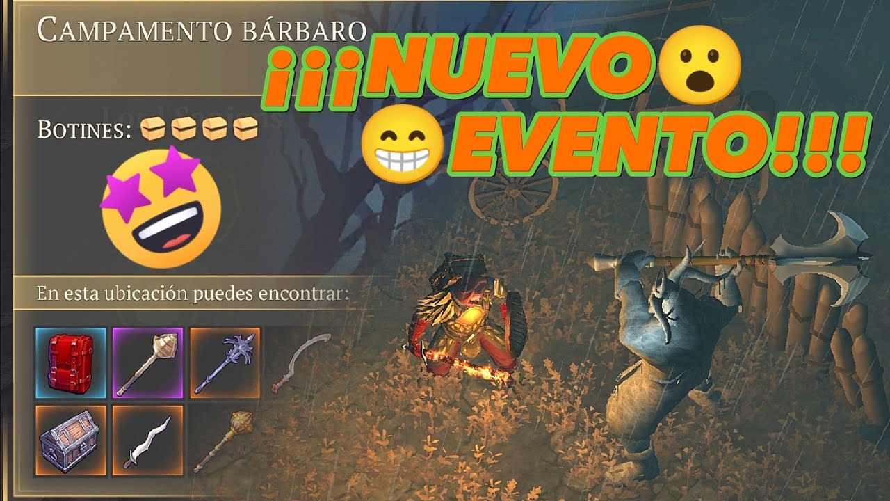 Grim Soul | ⚔️Actualizacion 5.5.5 ¡CAMPAMENTO BARBARO! (nuevo evento)😰 | •GamePlay/En Español•