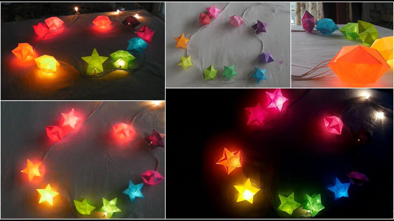 DIY Christmas lightings for home decor