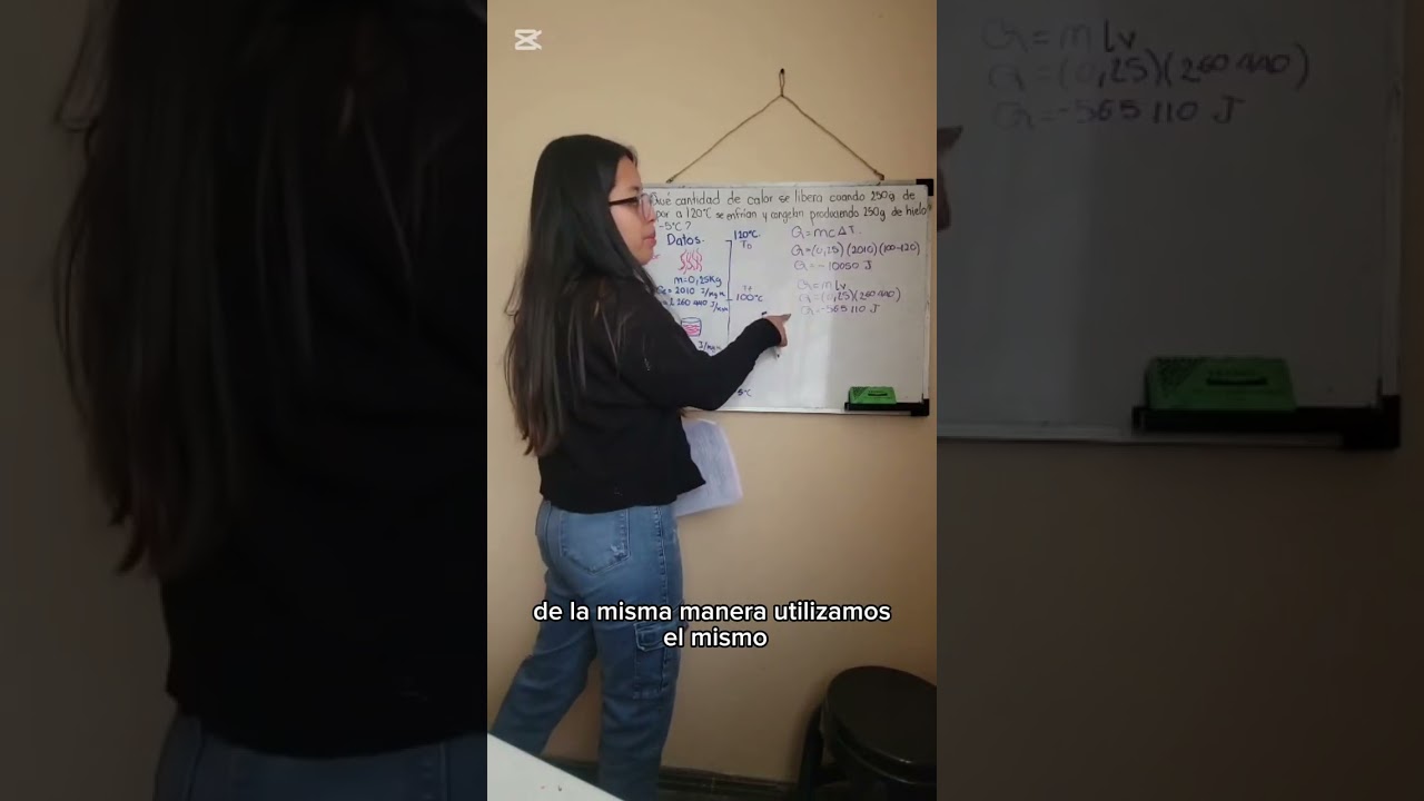 De vapor 120C a hielo -5C con masa de 250g 