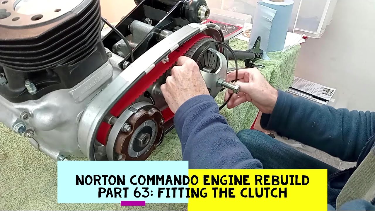 Ремонт двигателя Norton Commando. Часть 63: Установка дисков сцепления