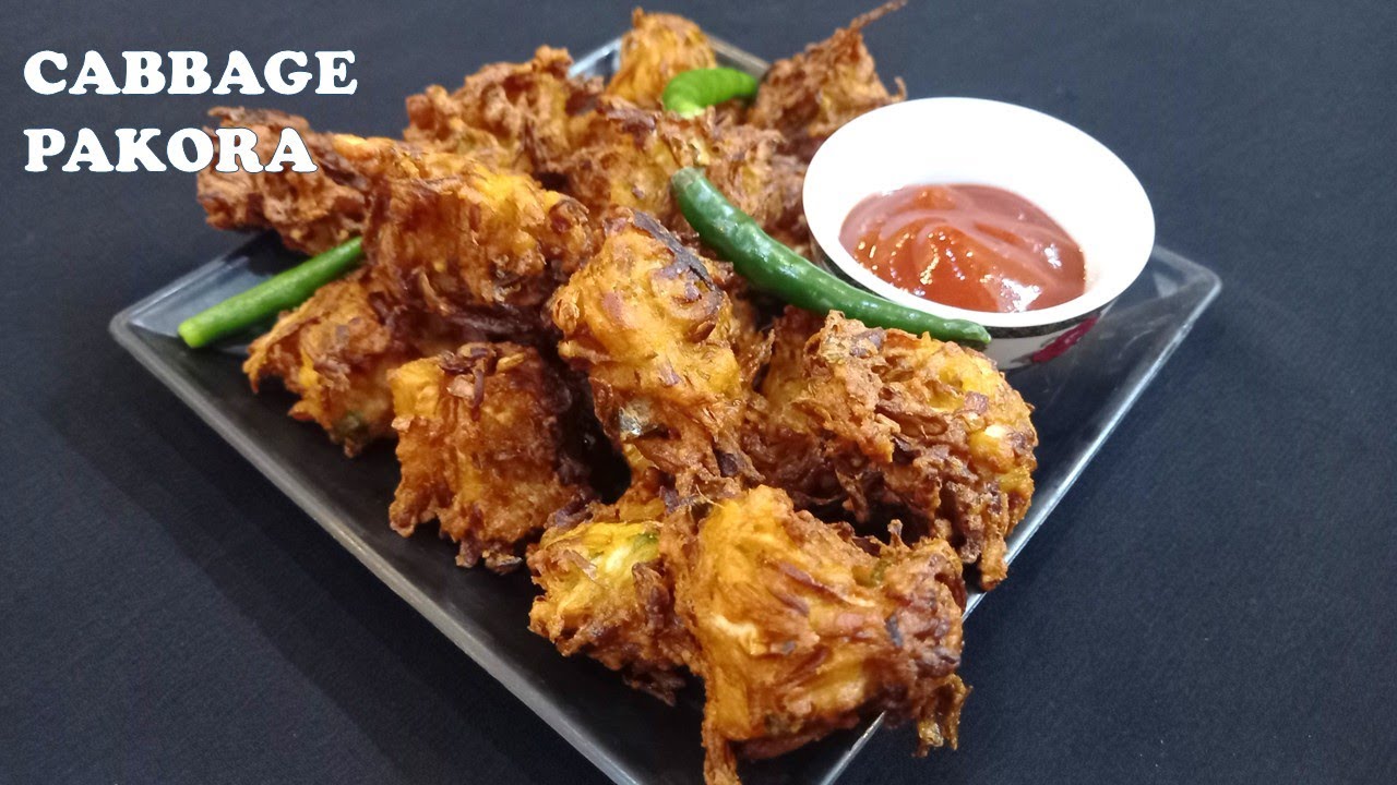 How to Make Cabbage Pakora/Crispy Cabbage Pakora Recipe/Street style Fritter recipe #holisnackrecipe