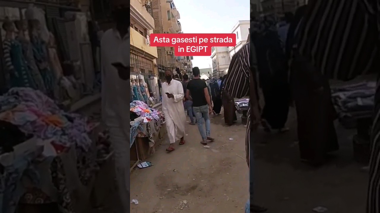 VIATA LOCALA LA PIATA IN EGIPT