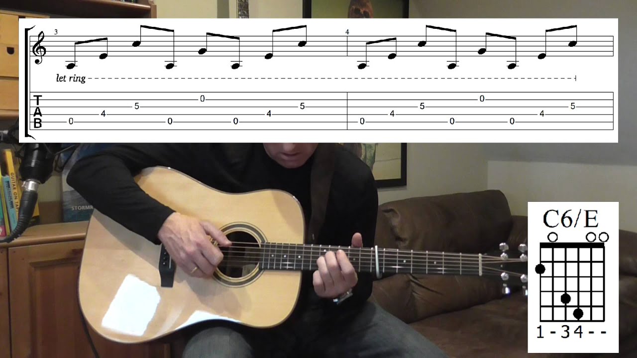 How to play All Is Now Harmed by Ben Howard with TAB, acoustic version