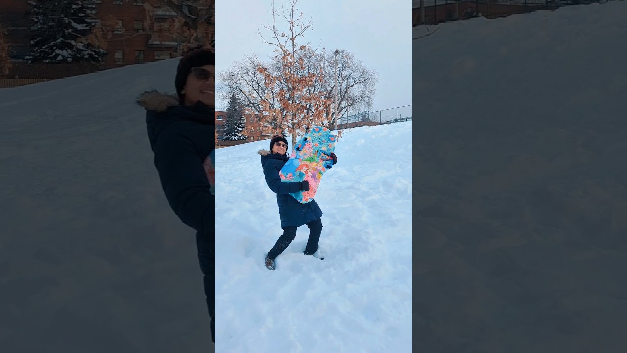 Winter Fun = Zero skills + Full speed😍 