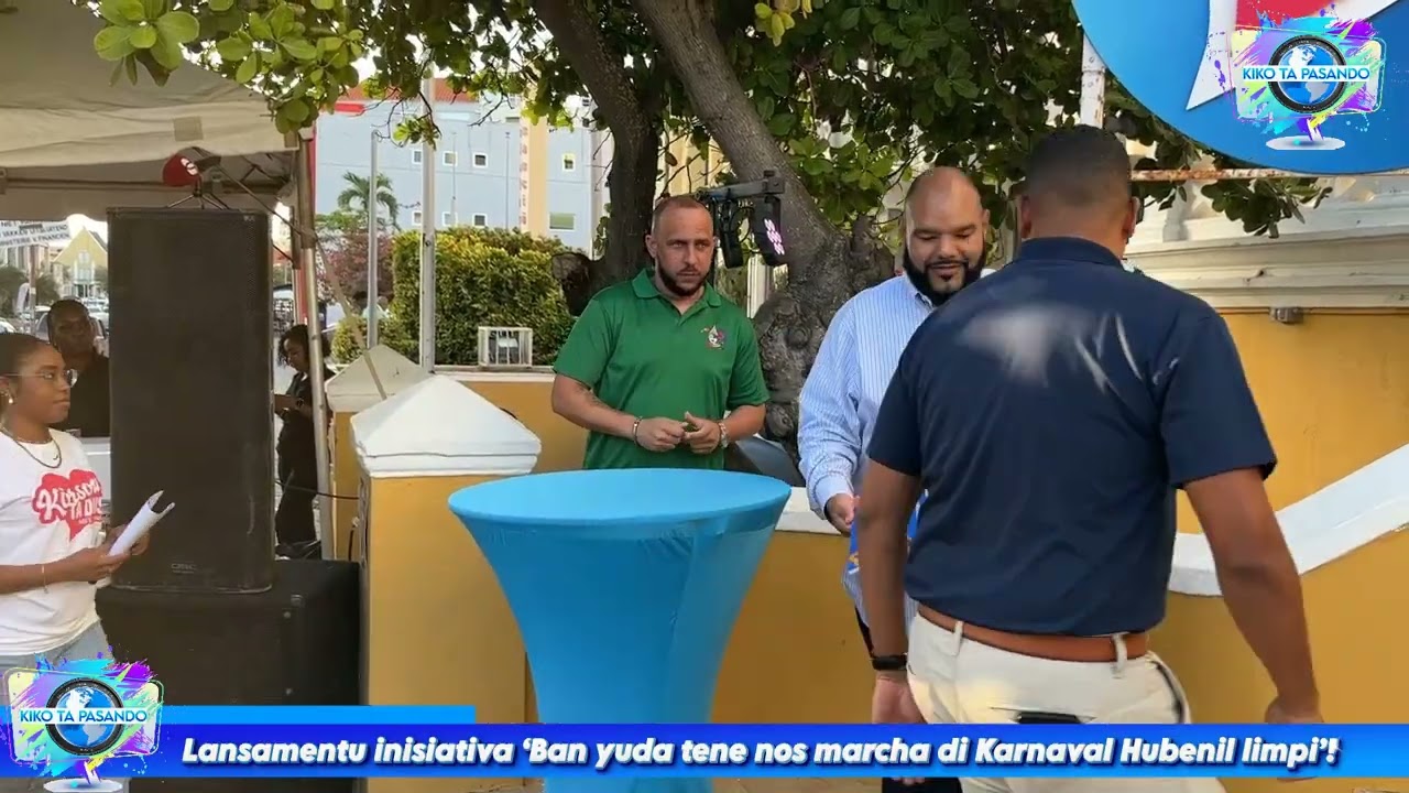 Lansamentu inisiativa ‘Ban yuda tene nos marcha di Karnaval Hubenil limpi’!