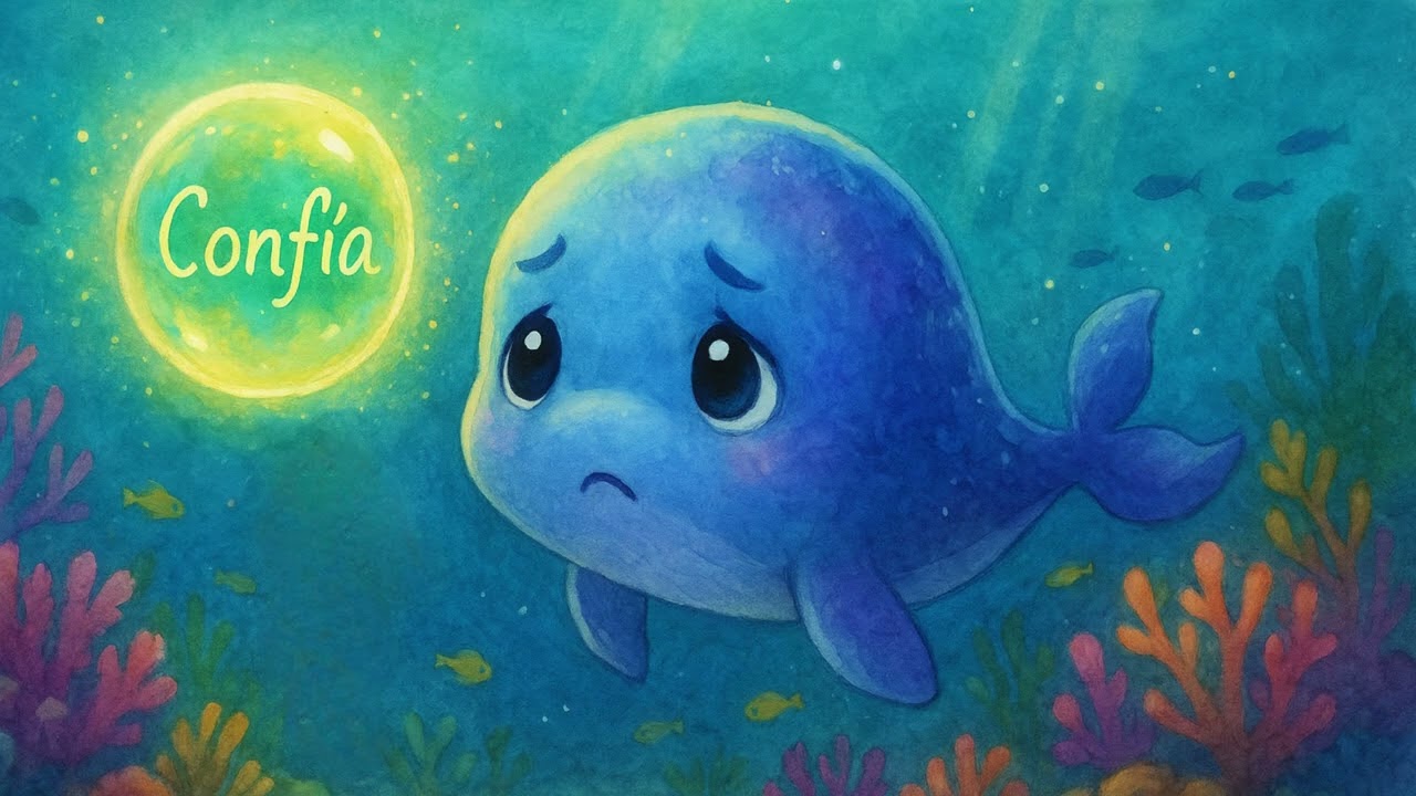 La ballena que coleccionaba palabras | Cuentos infantiles (valentía, confianza) | La linterna mágica