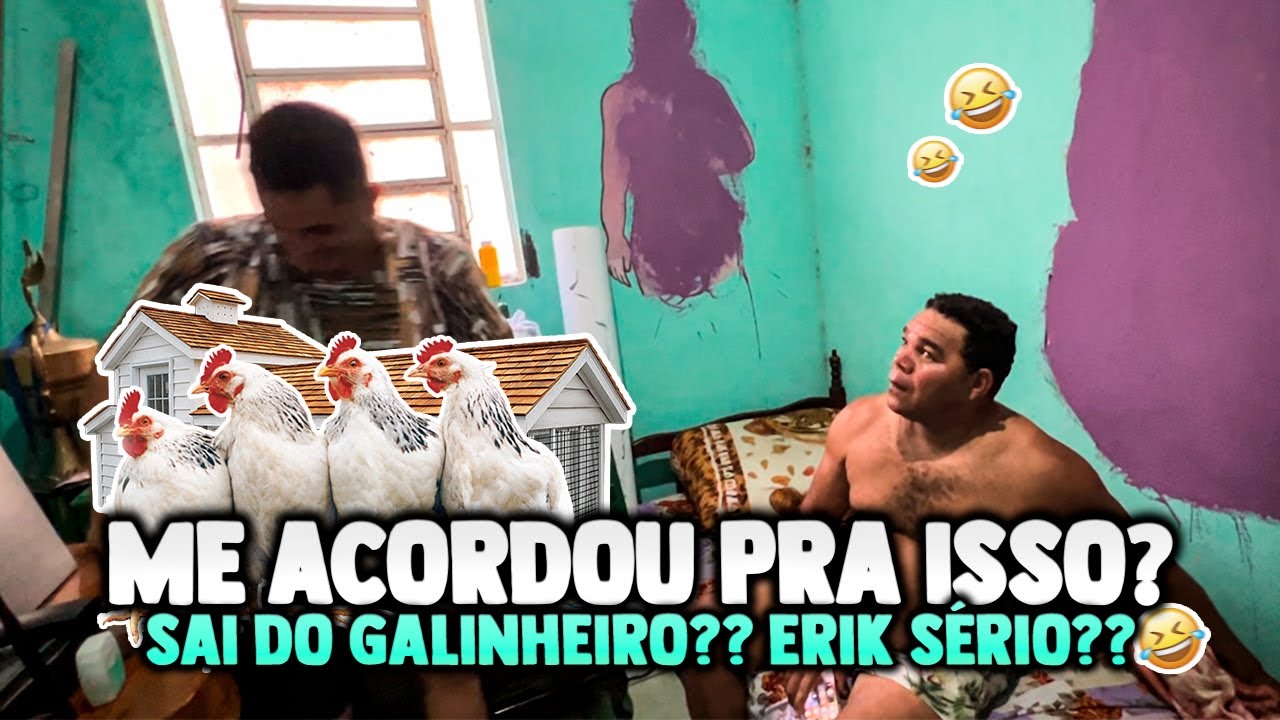 OS FÃS MANDOU ERIK ACORDAR GALO CEGO PRA TROCAR DE GALINHEIRO | GALO CEGO