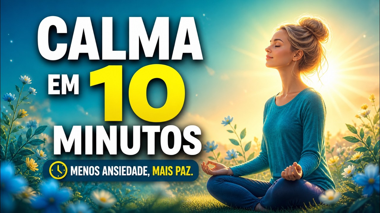Acalme a Mente em 10 Minutos: Meditação Guiada para Profunda Calma