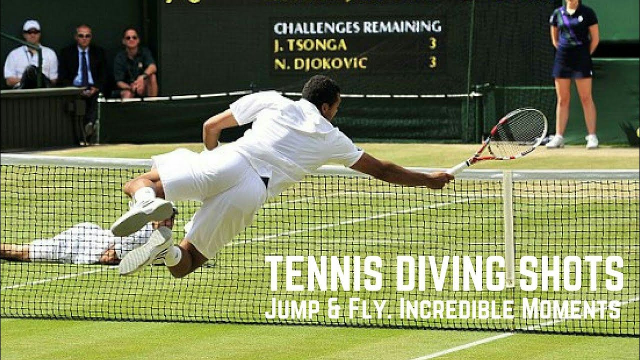 Tennis. Diving Shots - TOP EVER Crazy Moments