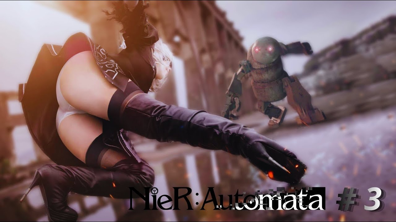 NieR Automata (Gameplay en japonés) | Subtítulos en español | Sin Comentarios | Episodio 3
