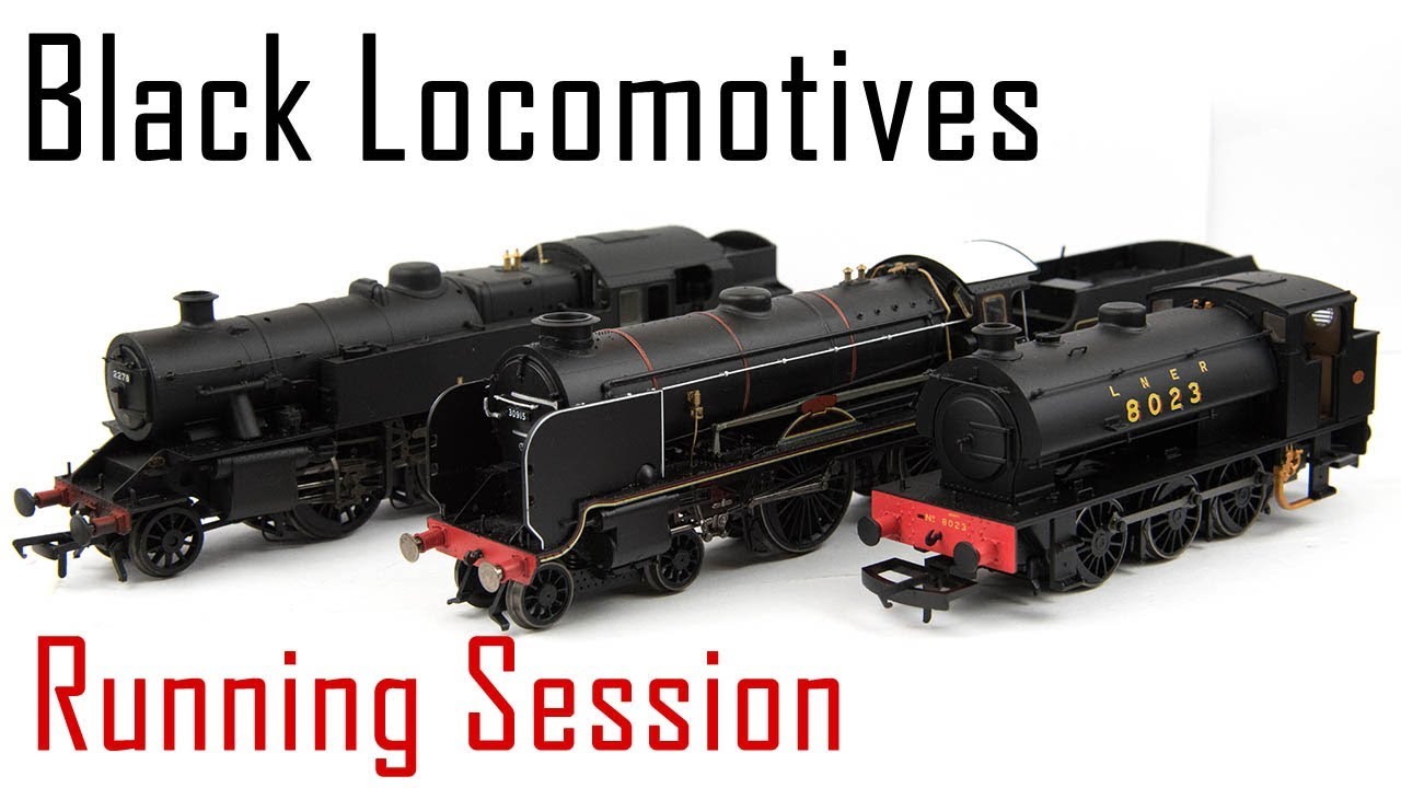 A Day with Black Steam Locomotives