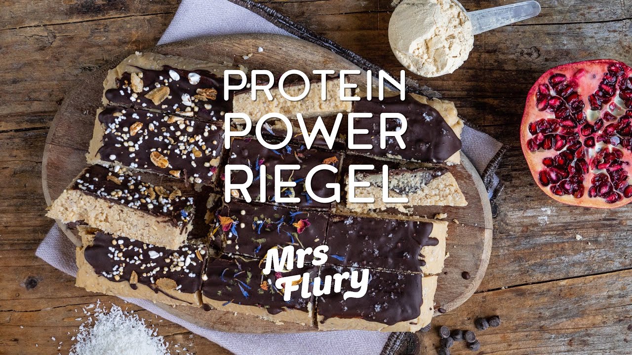 PROTEIN POWER RIEGEL - Gesunde Proteinriegel selbermachen