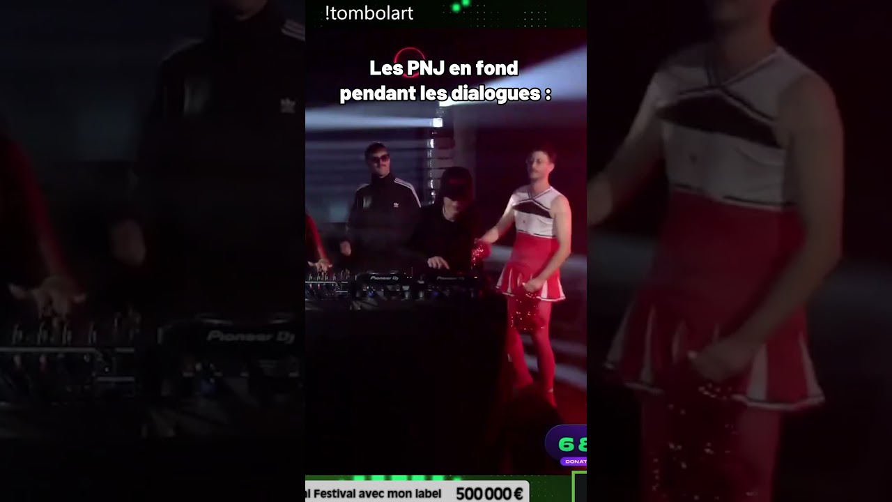 Tu laisses le dialogue durer juste pour mater sa danse enti&egrave;re🕺#twitchfr #gaming #zevent2025
