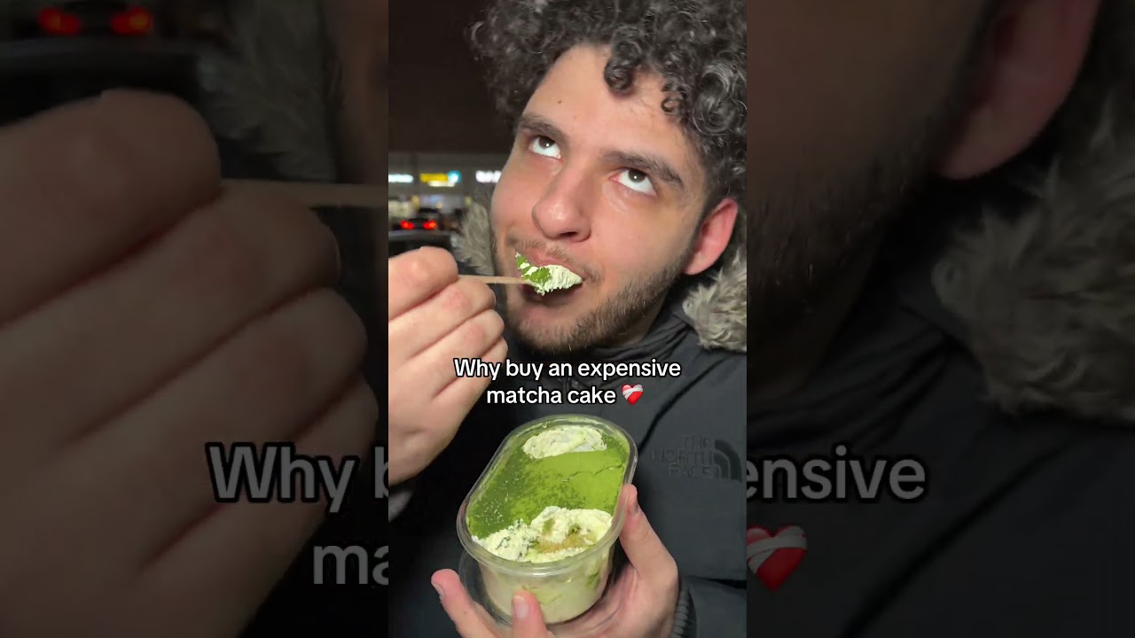 Why buy an expensive matcha cake #shorts
