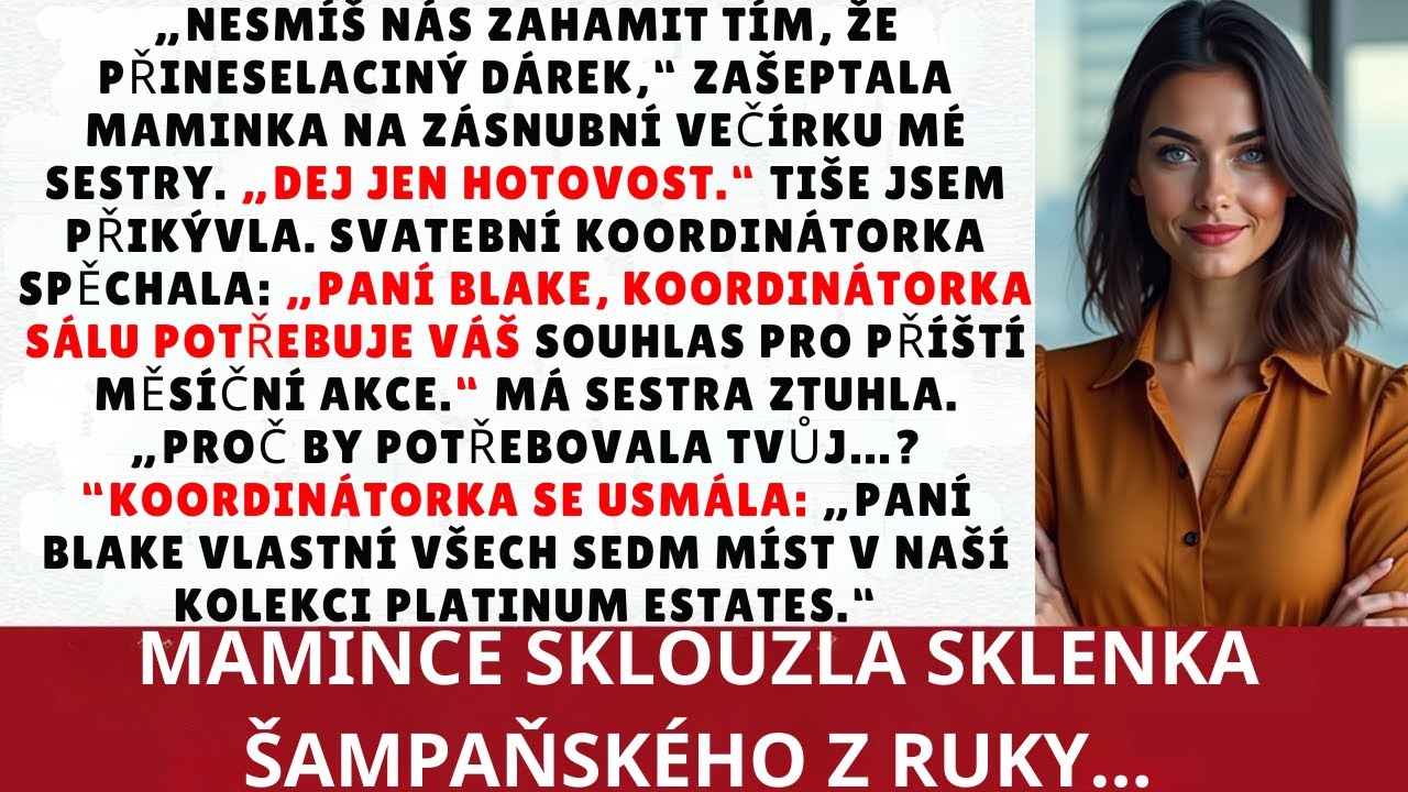 Na Zásnubní Oslavě Mé Sestry Maminka Posmívala Mému Dárku — Pak Svatební Koordinátorka Řekla Mé Jmén